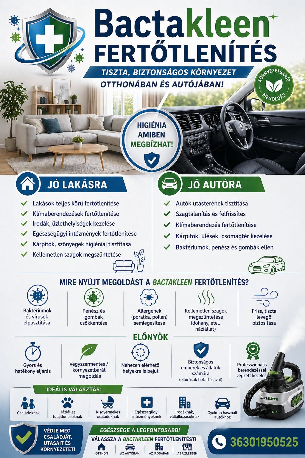 Bactakleen Szórólap